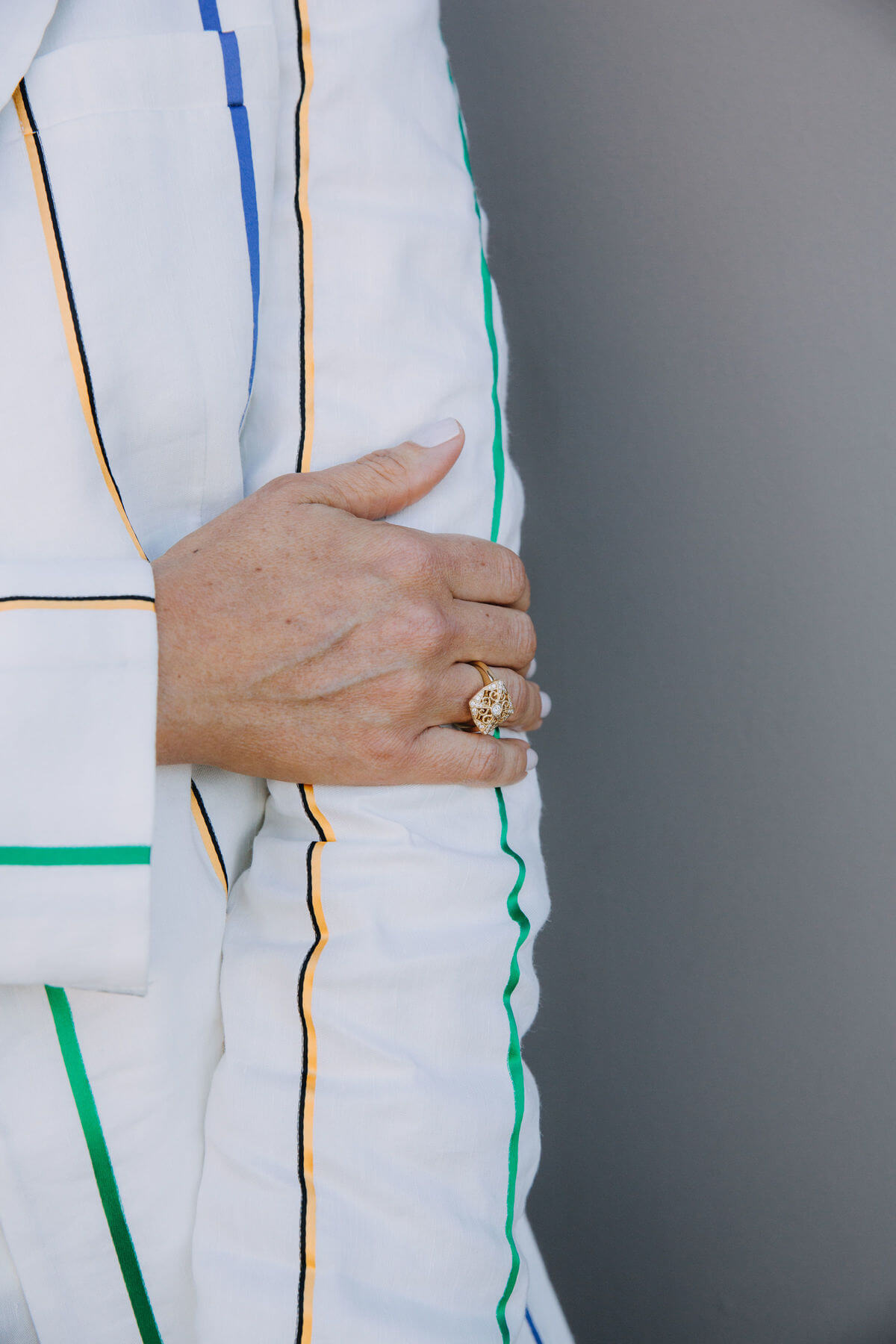It's all in the details with this beautiful romper set! 