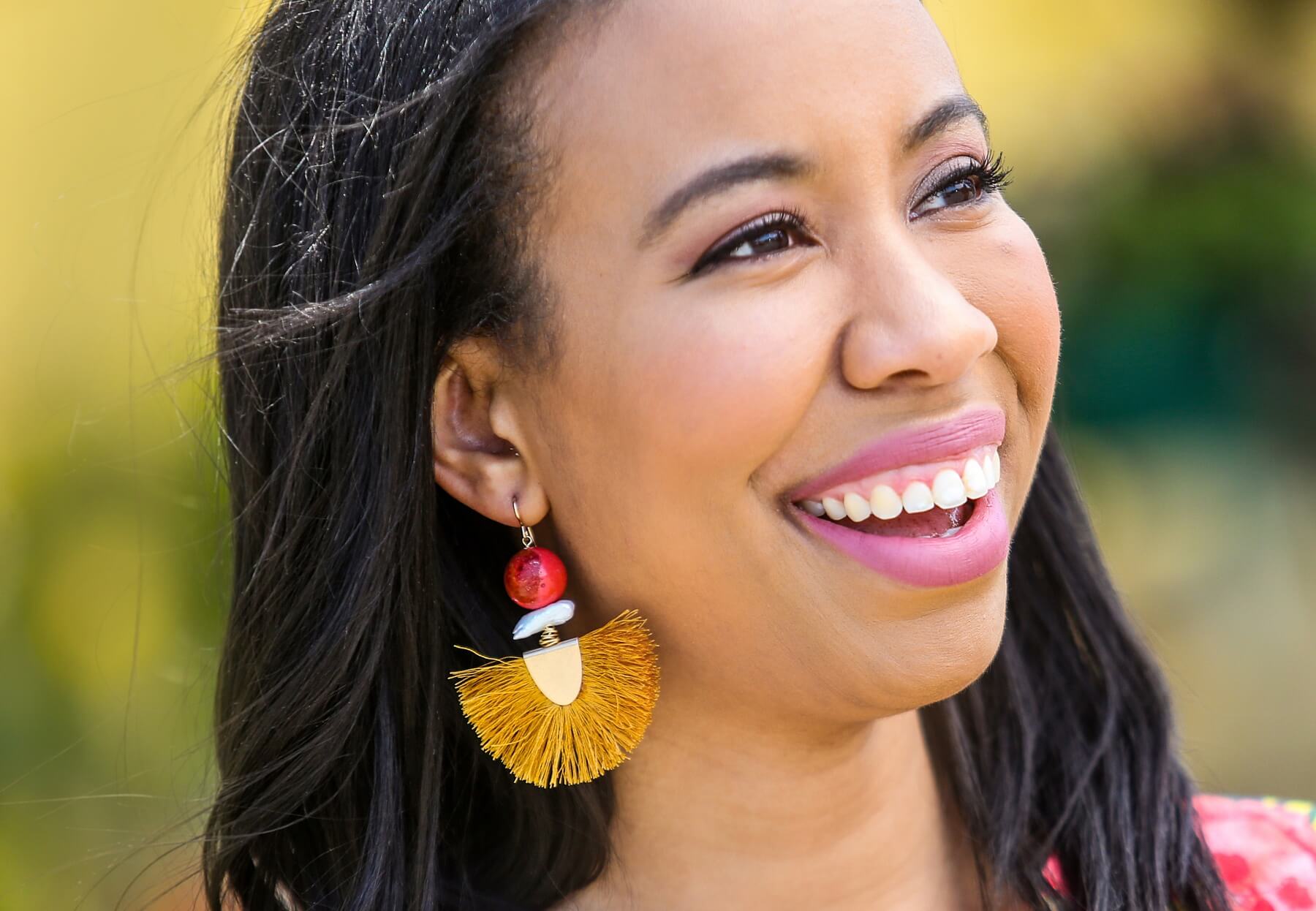 From Merci: Gold fan earrings, $78 Your Ultimate Style Guide to Derby 2019