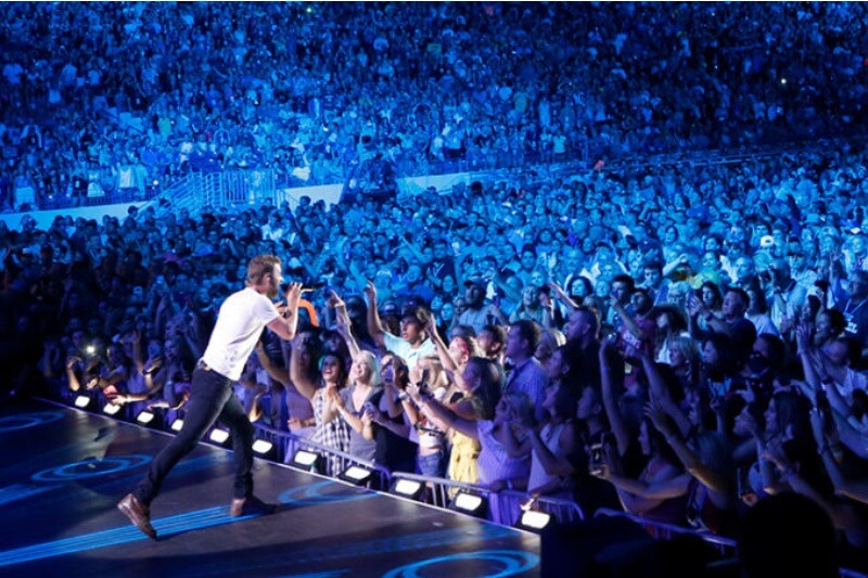 Headliner at CMA FEST on stage at Nissan Stadium