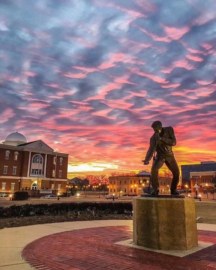 Elvis Presley 1956 Homecoming Statue by @mollylinc