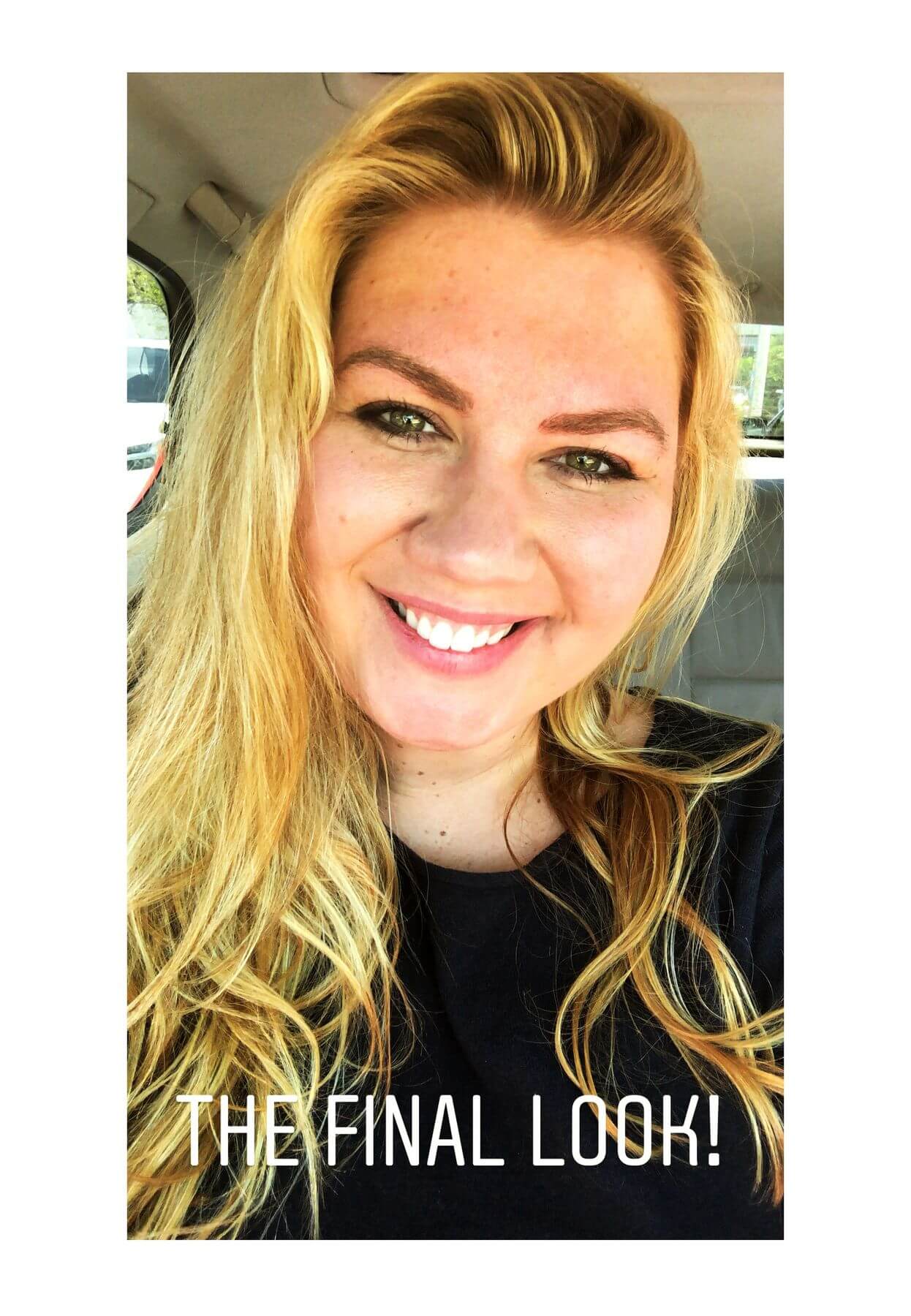 I love showing off my new brows! I woke up like this