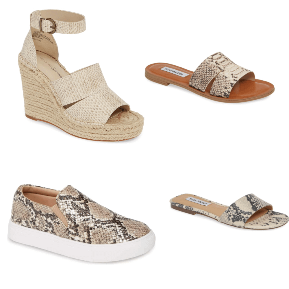 Snakeskin accessories