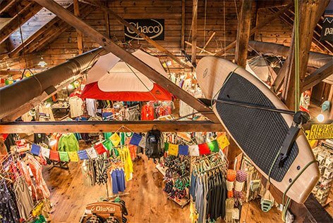 Interior of Mountain Outfitters