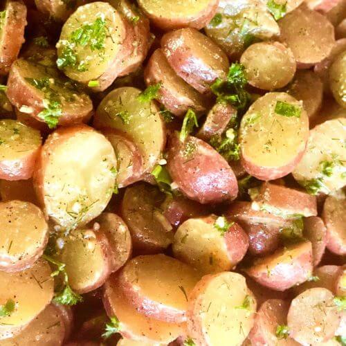French Potato Salad without Mayo