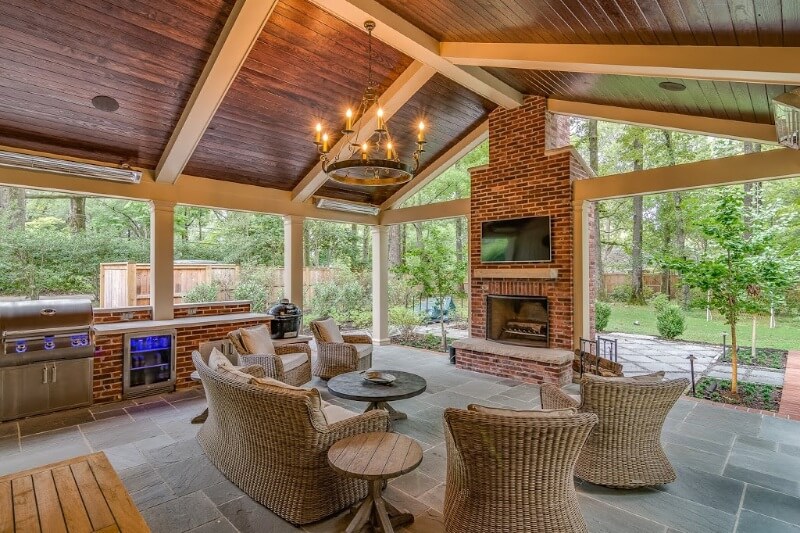 3 Porches & Patios to Cozy Up to This Fall