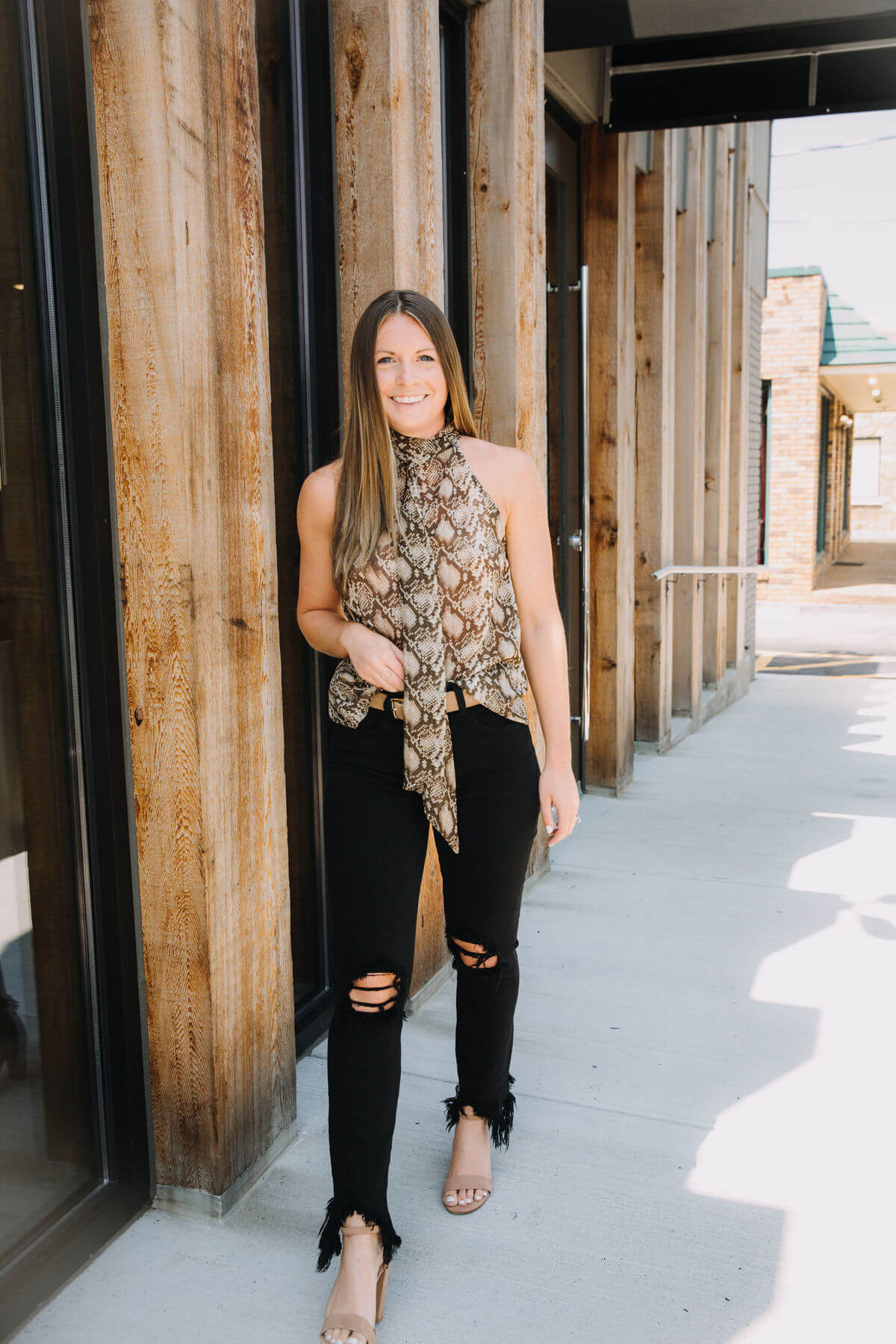 Snake skin pattern is all the talk right now! 