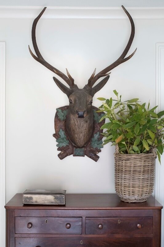 bedroom vignette- Lake Martin home