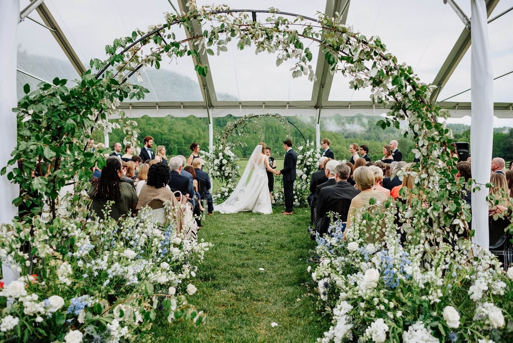 A Beautiful Farm Wedding With an Unexpected Guest