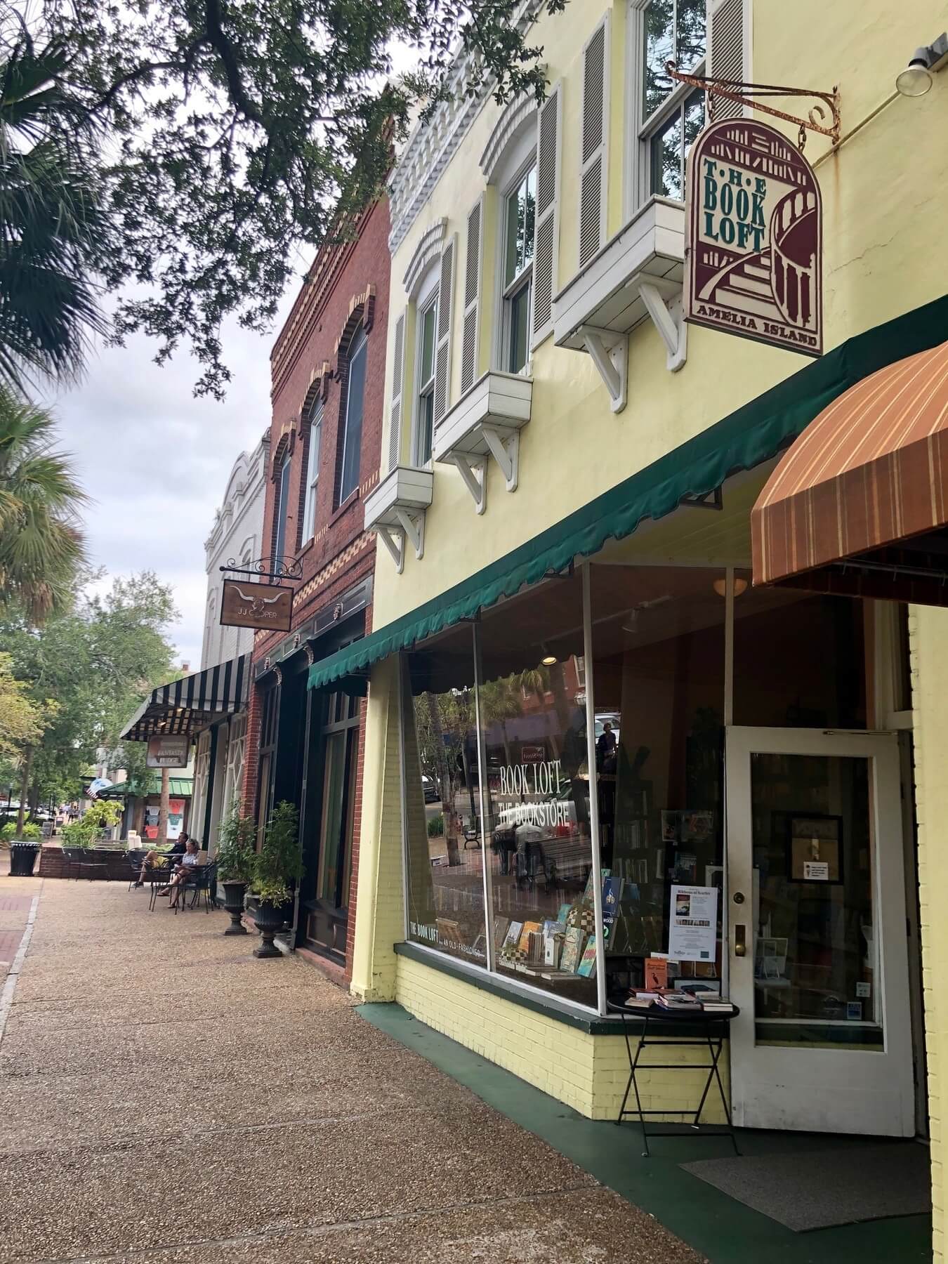 Book-lovers will want to stop in the charming Book Loft in downtown Fernandina Beach, the inspiration for the bookstore in John Grisham’s novel, Camino Island. The novelist has a house on the island. Image: Lisa Mowry Book Loft on Amelia Island