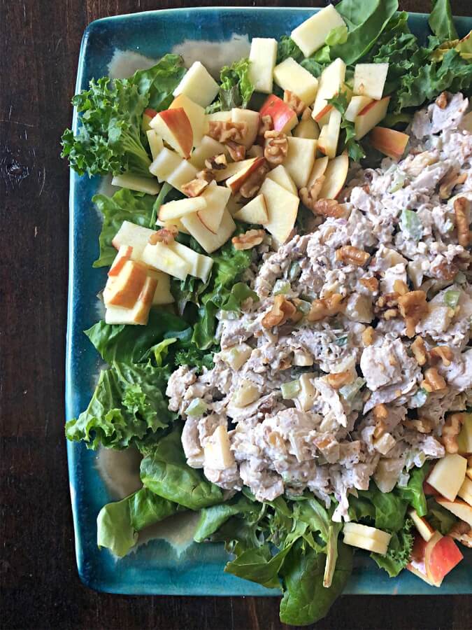 Chicken Salad Recipe with Apples and Walnuts