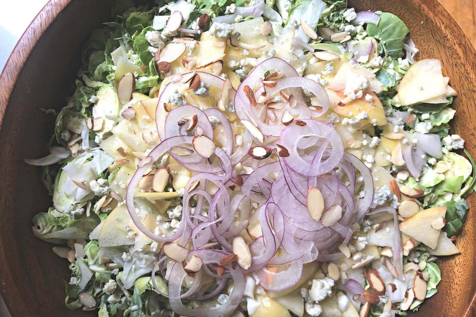 RECIPE: Shaved Brussels Sprout Salad with Apples