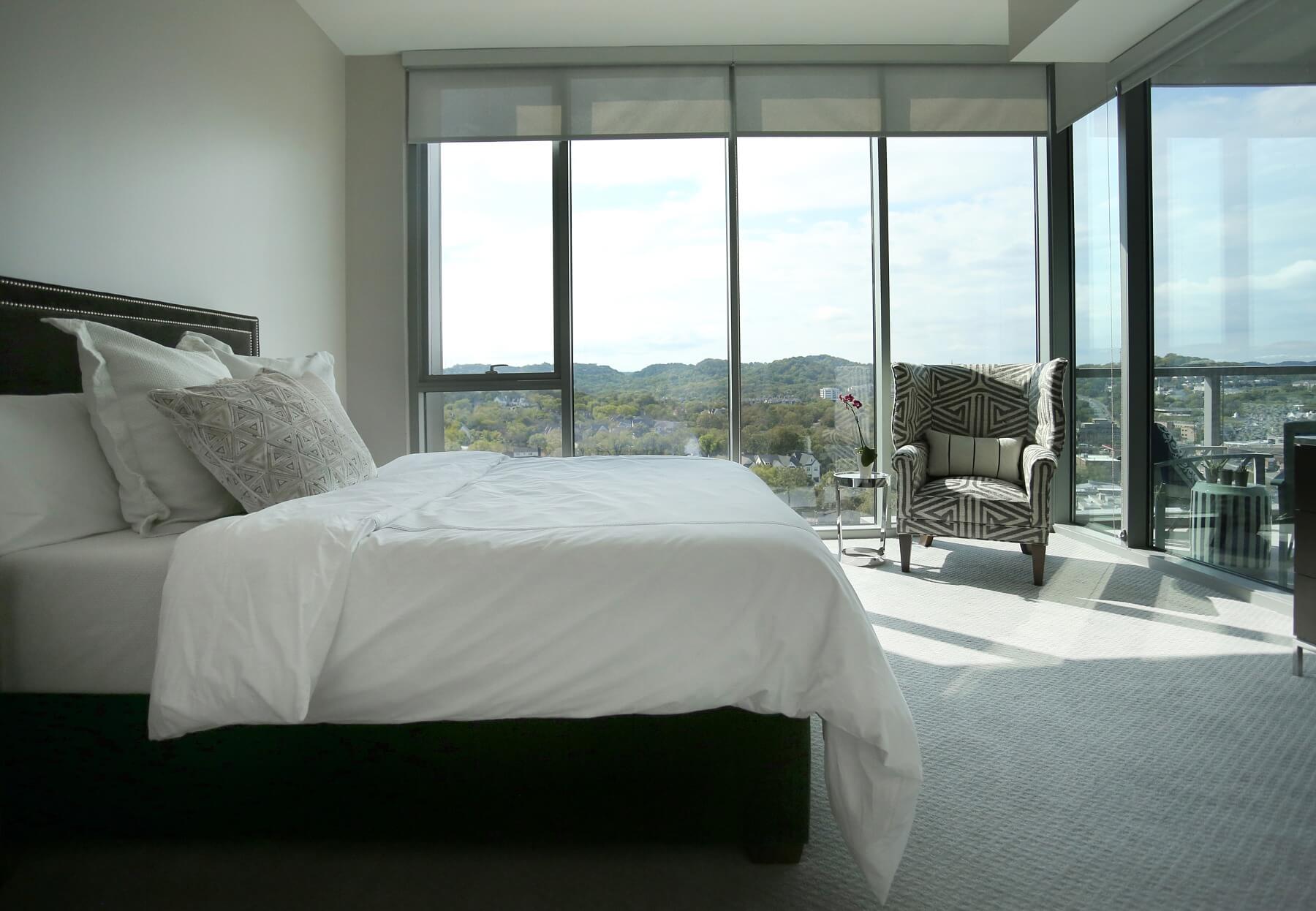 Bedroom at Vertis penthouse