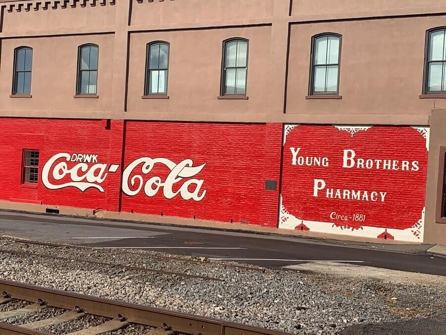 cartersville- Coca Cola mural