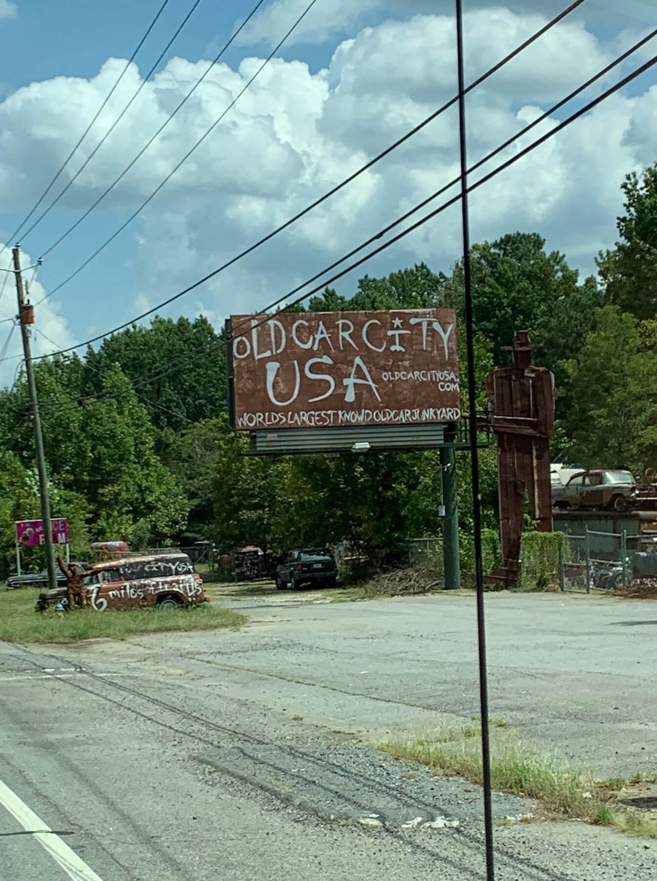 Old Car City sign- cartersville