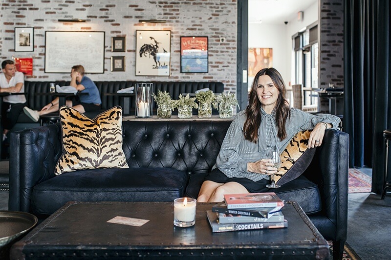 Libby feels at home in the hospitality space — and it shows in the warm, inviting vibe you'll find at Bar Ware. Libby Ware Wunderlich- FACES of Memphis