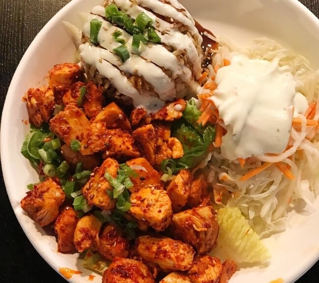 The hot chicken at Soy Bistro is a healthy spin on a Nashville classic. Image: Soy Bistro Soy Bistro hot chicken- healthy meals Nashville