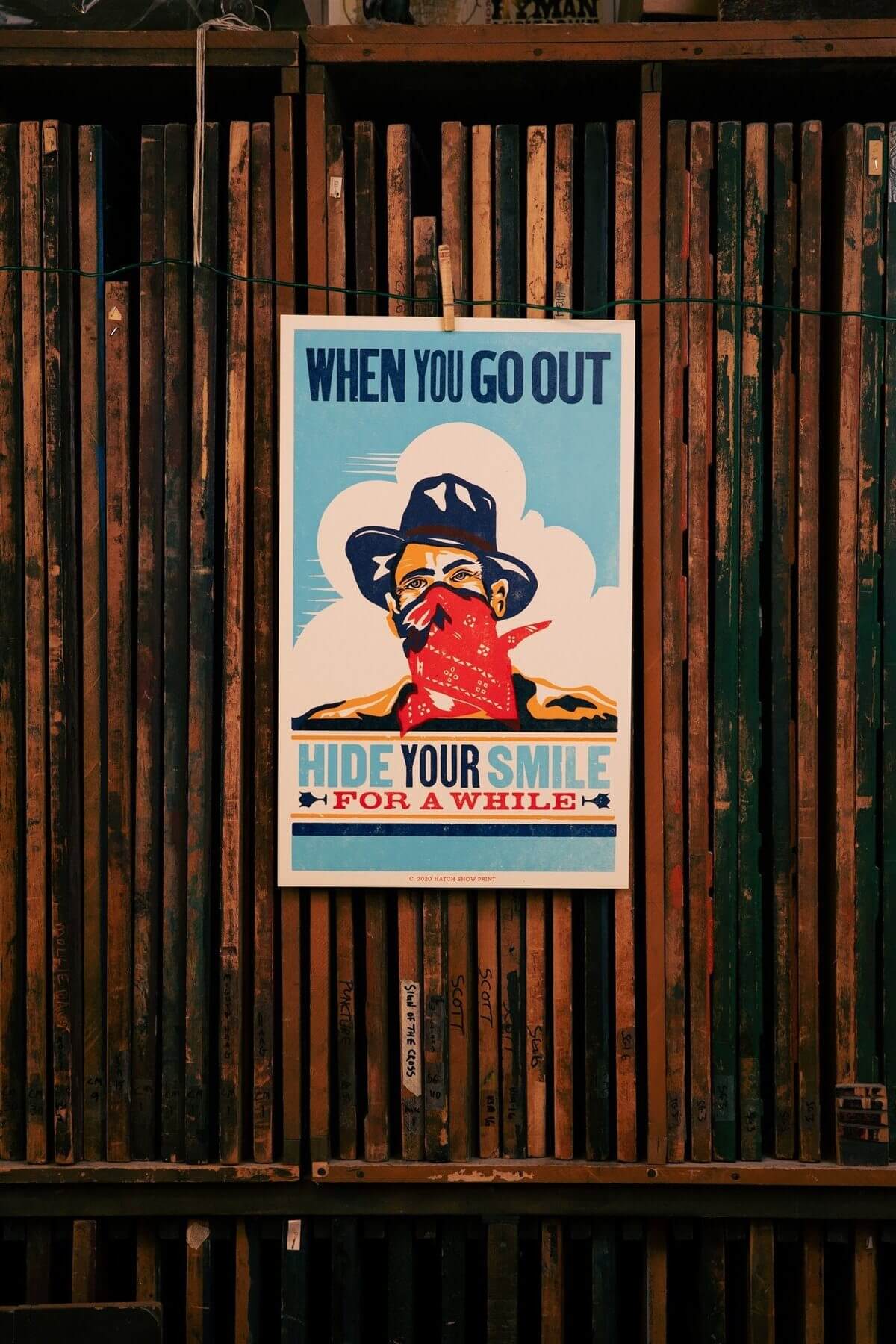 Poster, $20, at online | Image: Hatch Show Print Hatch Show Print poster