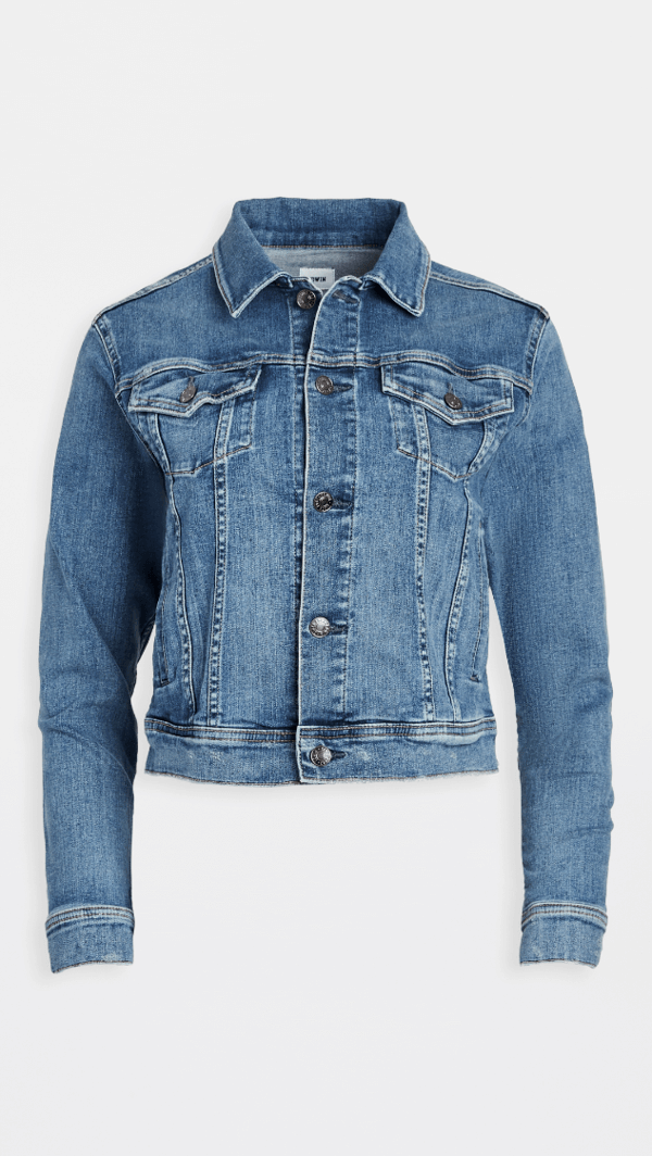 Evie denim jacket, $198, at Oak Hall | Image: Oak Hall Evie denim jacket at Oak Hall