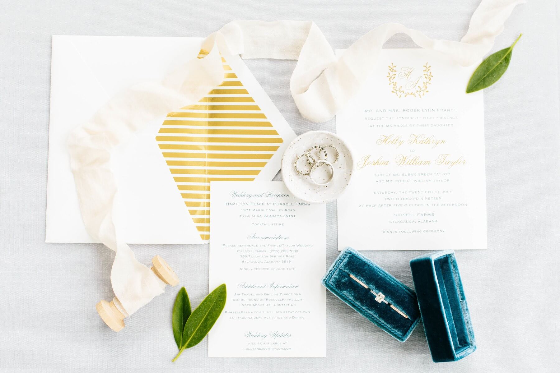 Invitations- Alabama farm wedding