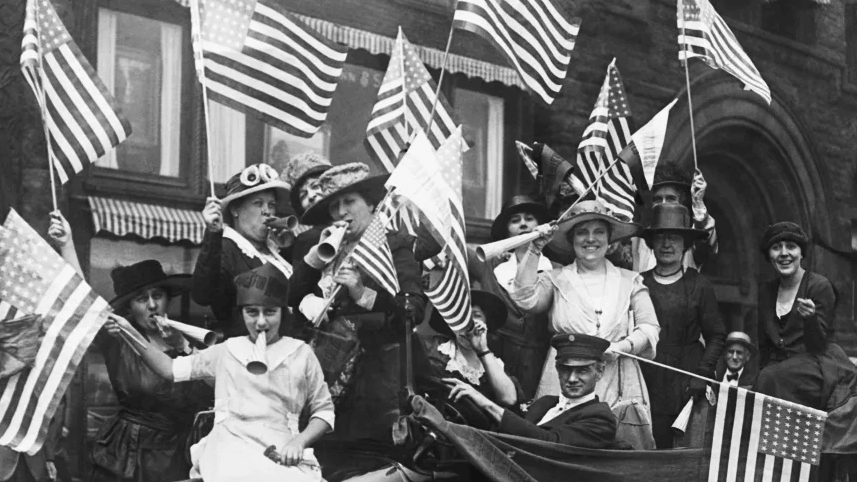 Suffragettes -19th Amendment victory