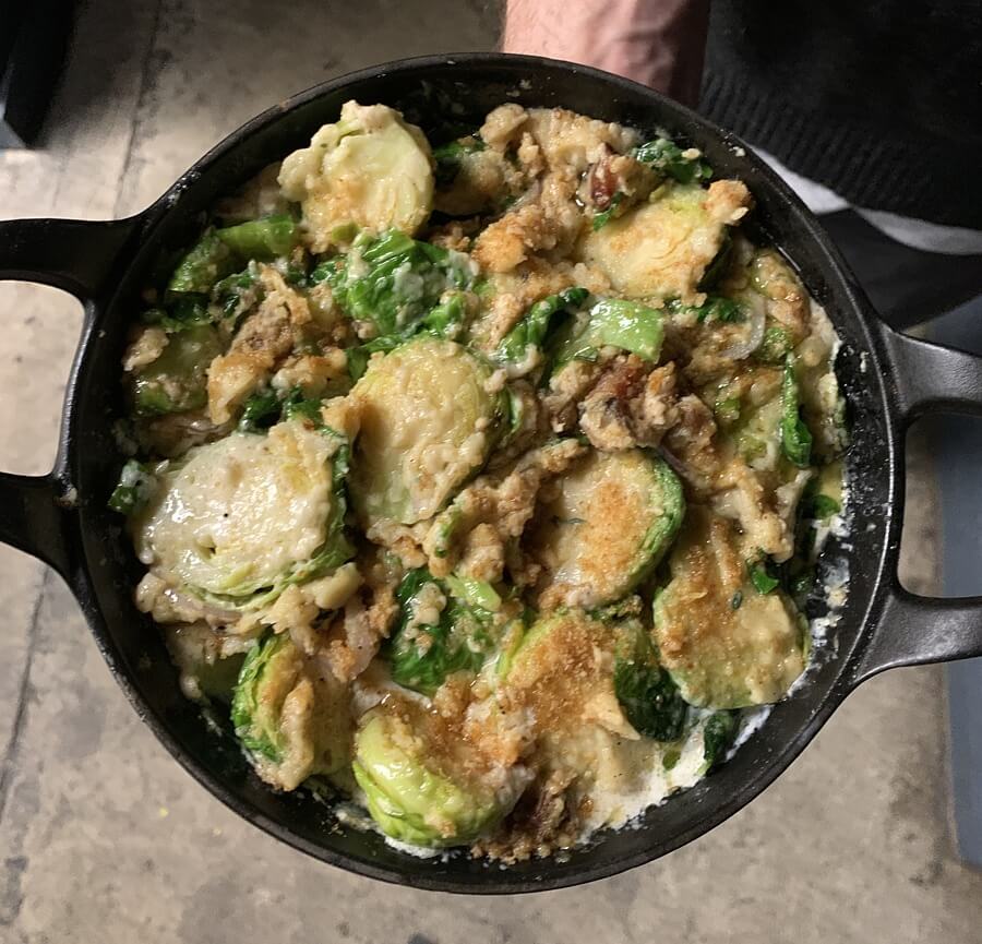 brussels sprouts gratin