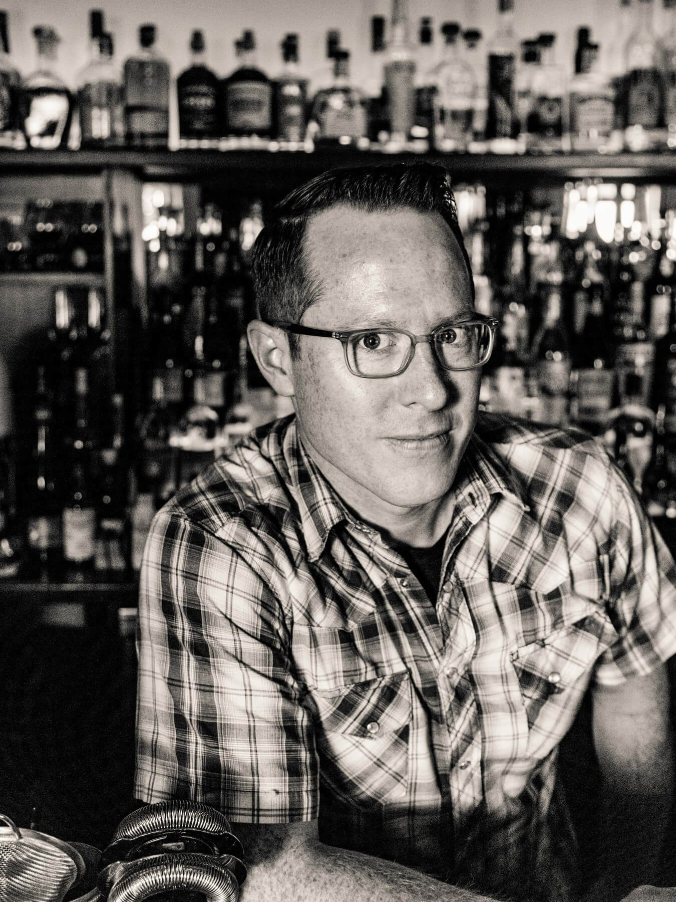Mike Wolf is a Nashville bartender, owner of Chopper tiki bar and the author of the newly published Garden to Glass: Grow Your Drinks from the Ground Up. Image: Peter Frank Edwards Mike Wolf- bartender