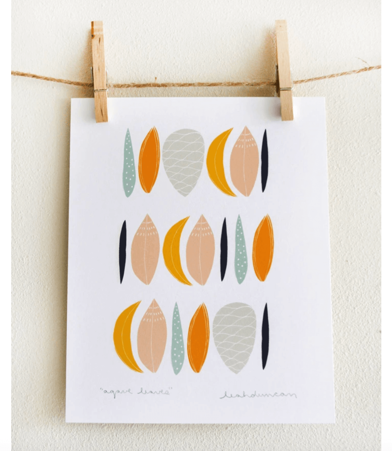 Abstract fall print, $38, from Trove Design Shop | Image: Trove Design Shop Birmingham FINDS November: Fall print from Trove Design Shop