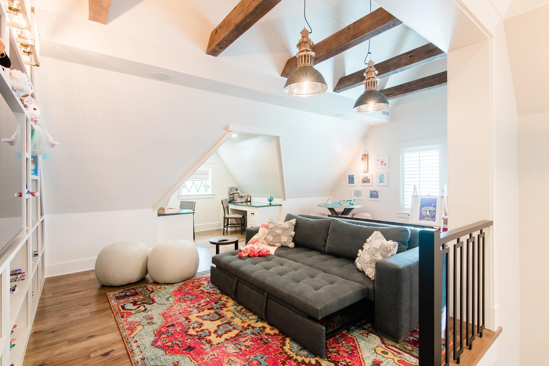 Light-filled office nook- bonus rooms