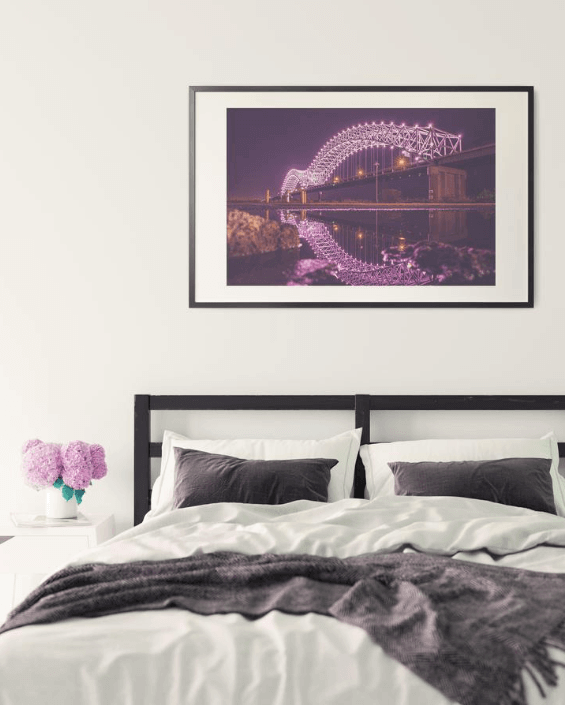 Memphis print, $76 to $176, at ARCHd | Image: ARCHd Memphis FINDS November: Memphis bridge print