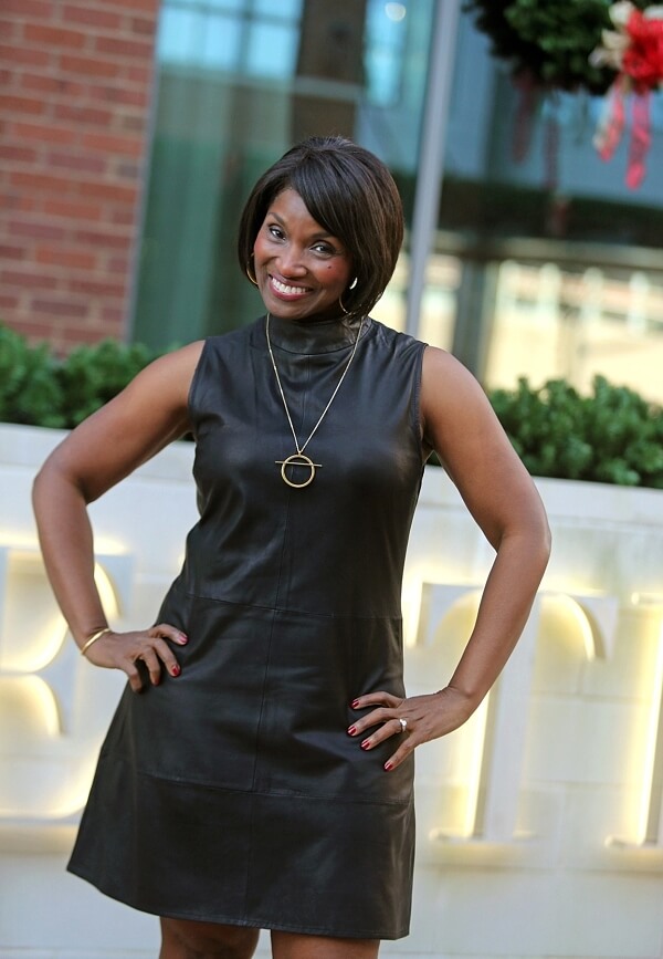 Wardrobe Staples: Leather shift dress 
