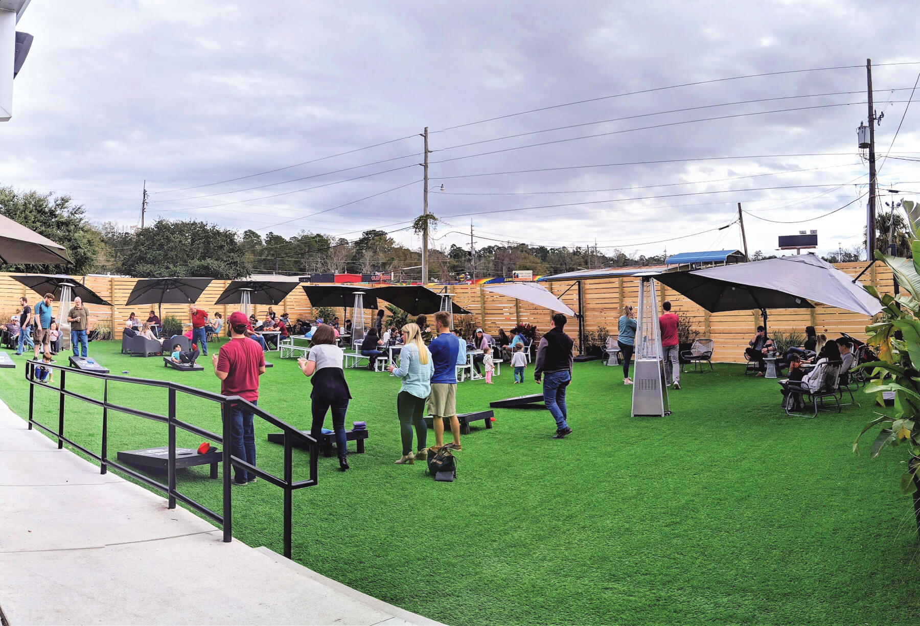 Cornhole at Proof Brewing Co in Tallahassee