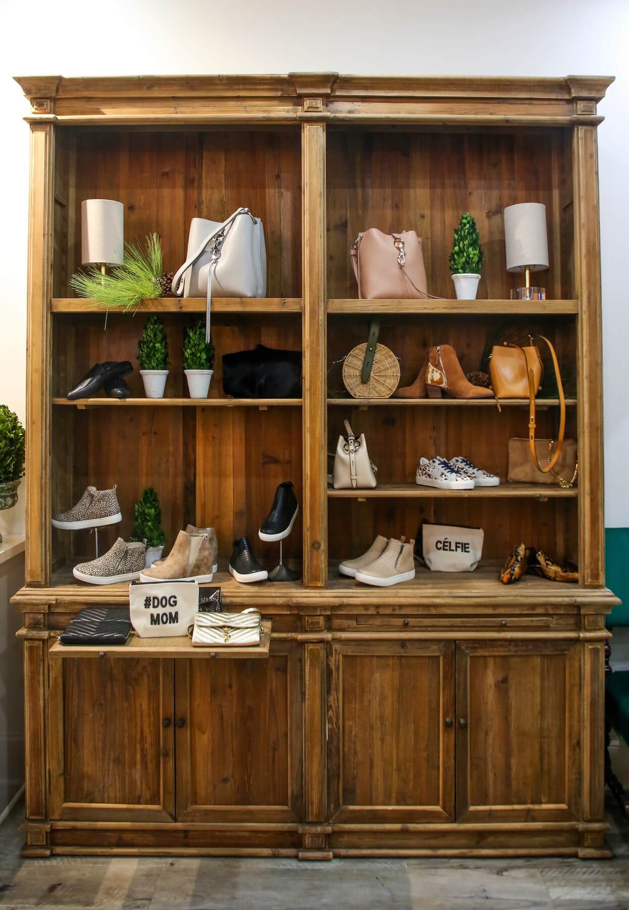A product display at Duet, a Nashville women's boutique