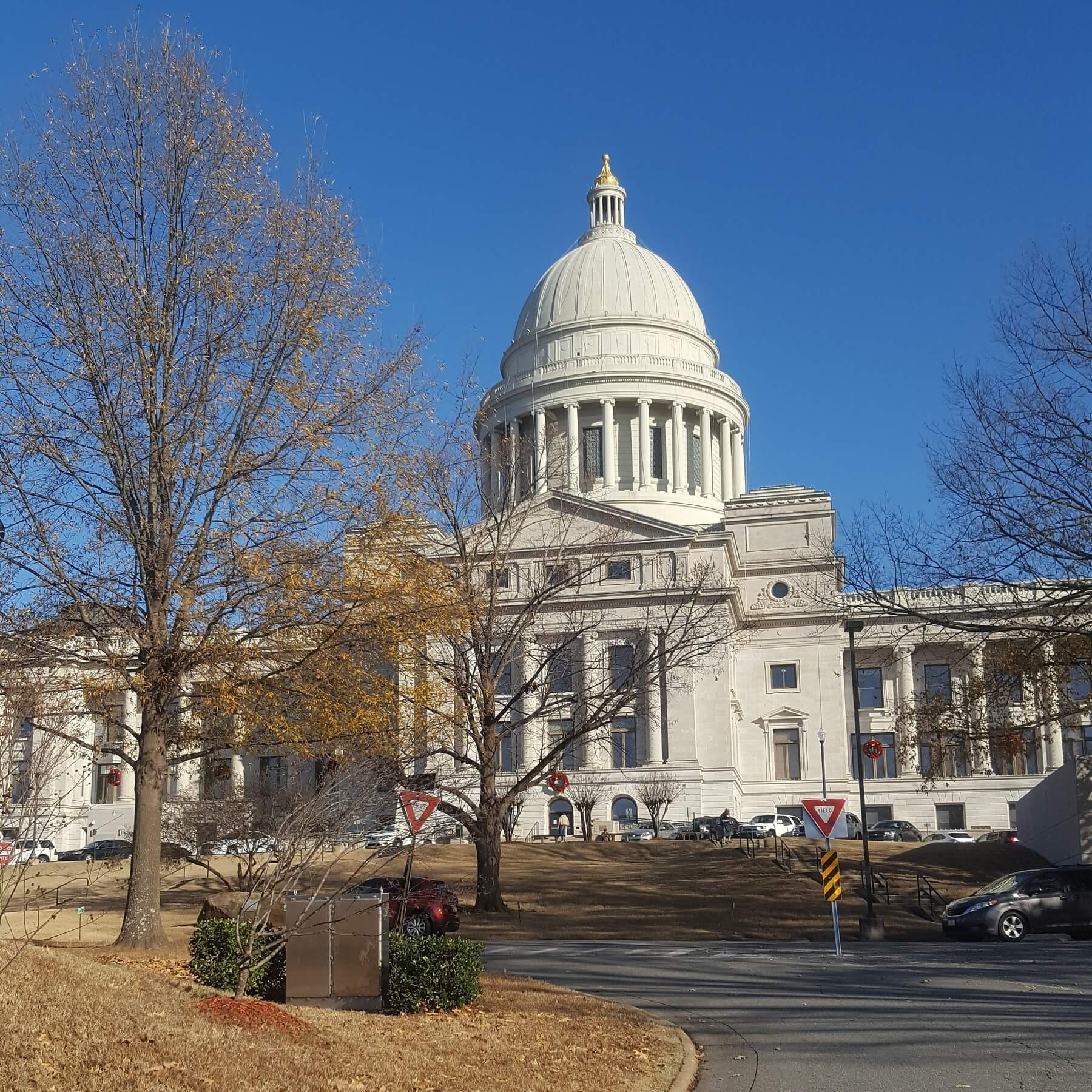 The Capitol building in Little Rock, Arkansas