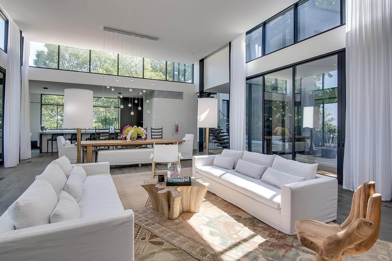 A contemporary living room design marks Epiphany Design Studio's 2020 design trend