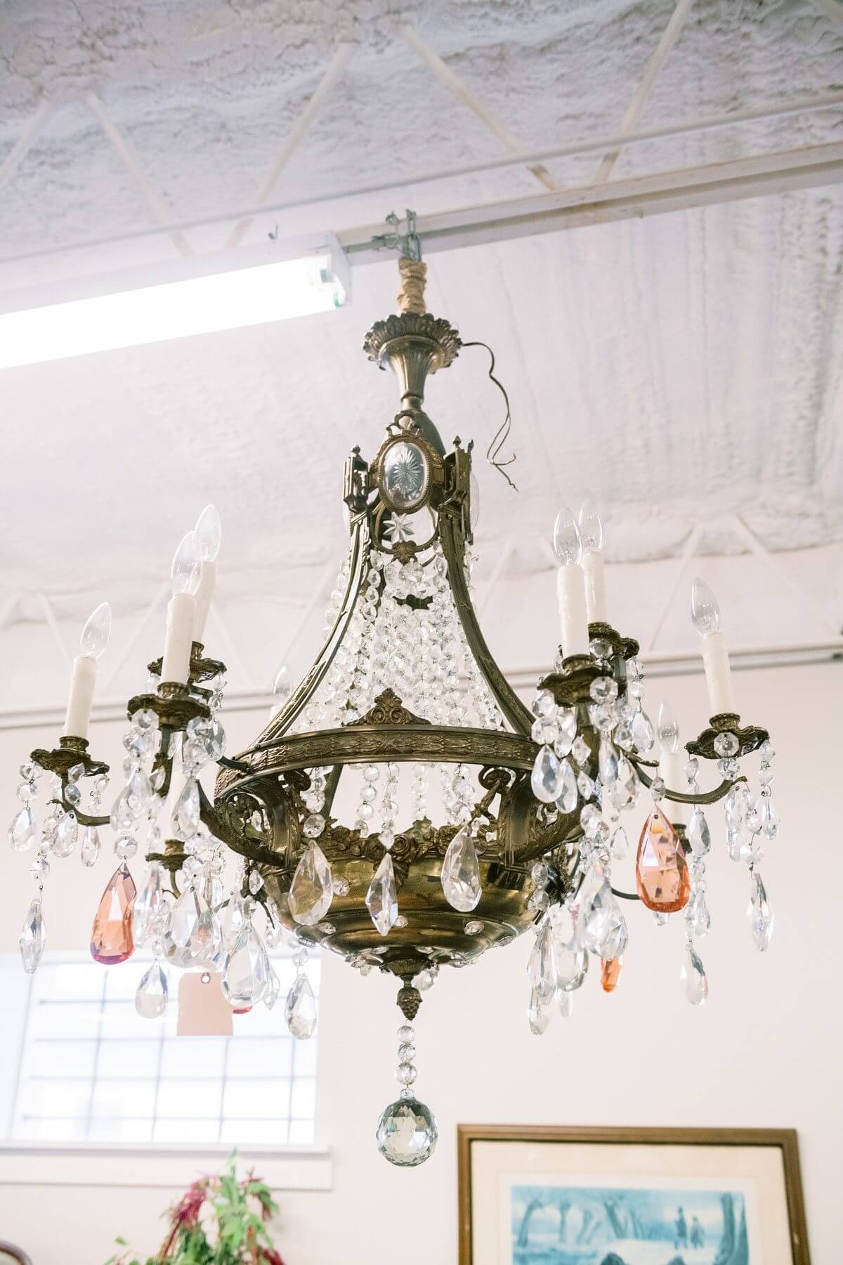 antique chandelier — how to shop for antique furniture