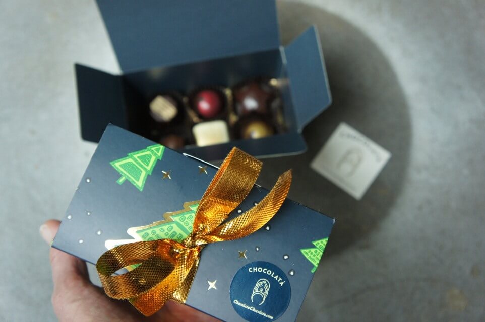 Christmas ballotin, $30, from Chocolata | Image: Chocolata Birmingham holiday gift guide: Christmas ballotin from Chocolata