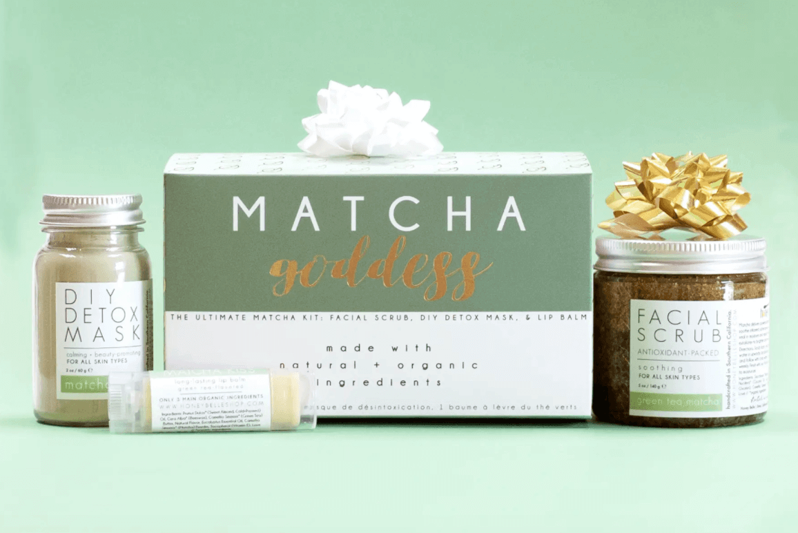 Matcha Goddess Gift Kit, $32, at Falling Into Place | Image: Falling Into Place Matcha Goddess Gift Kit