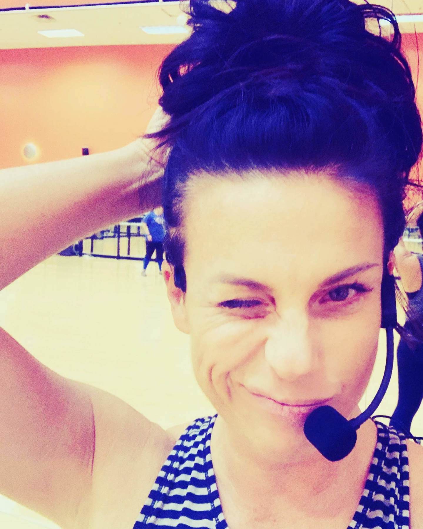 Jaime's Hip-Hop Cardio class consists of music that she likes, mixed with dance and muscle moves, for a full-body workout. Image: Jaime Warren Jaime Warren-Fitness Influencer