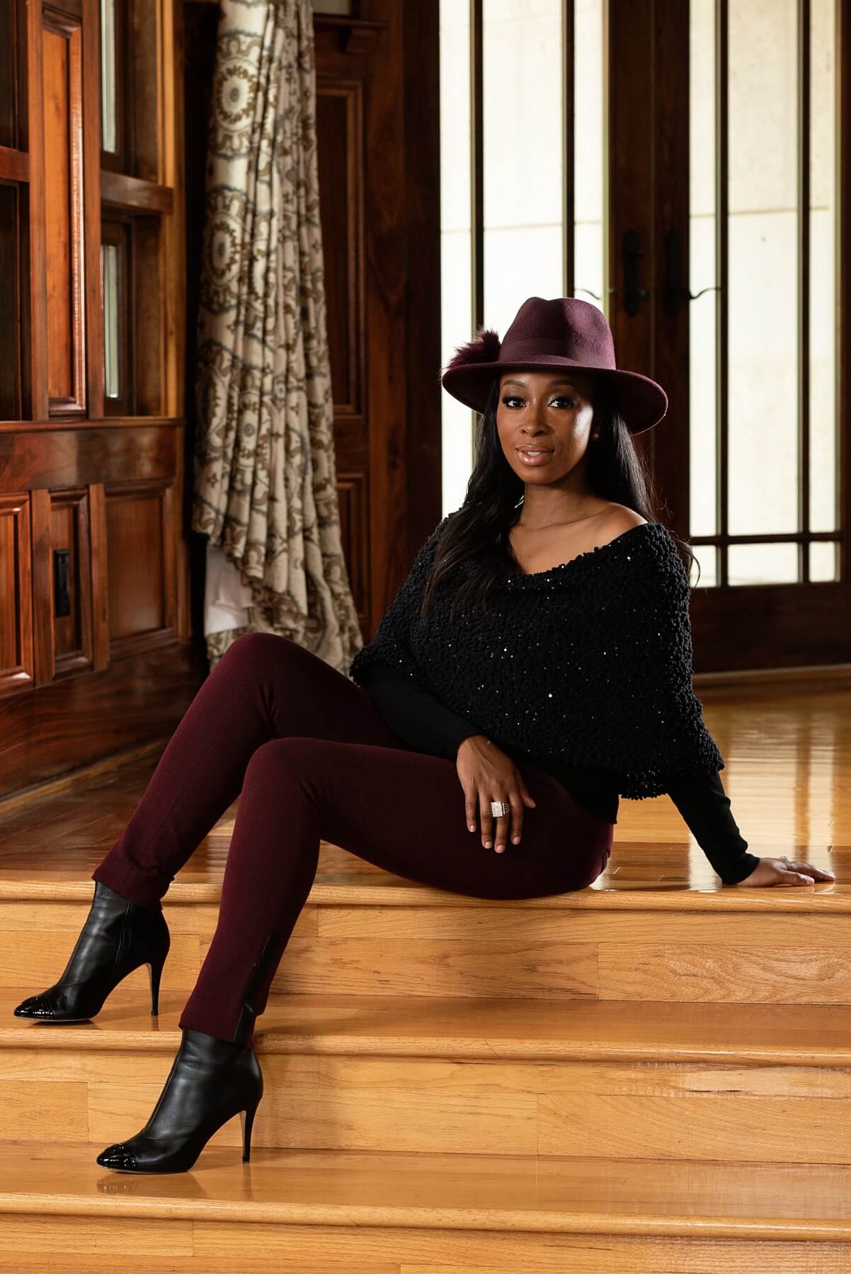 Along with creating dramatic designs for restaurants, Mercedes tells us she would love to help children have their dream rooms. Mercedes Cotchery