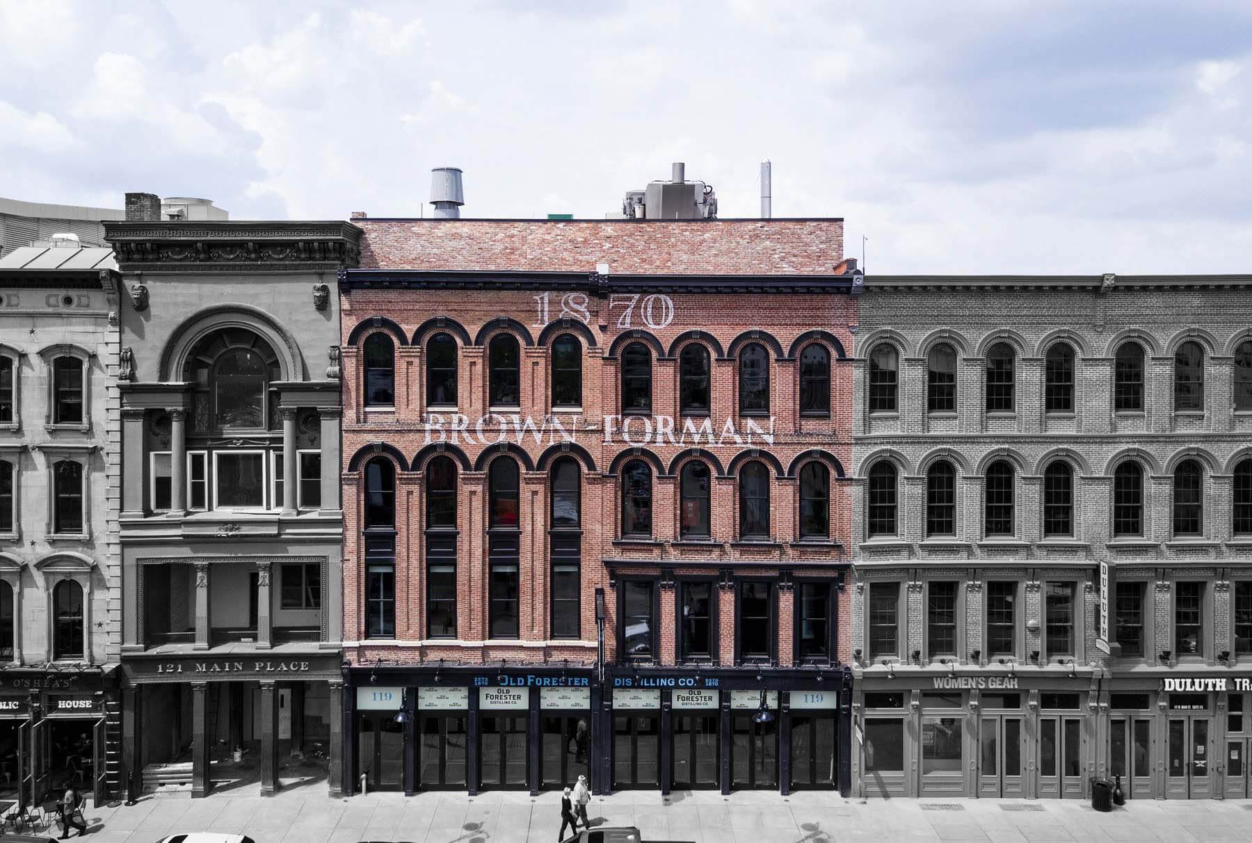 The Brown-Forman building today.