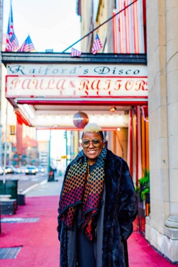 Owner outside Raiford's Disco