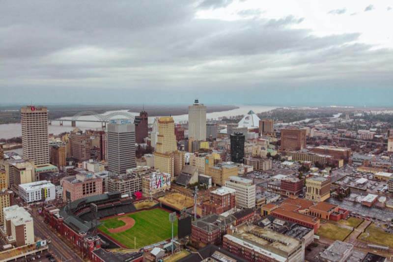 Happy 2021, Memphis! Image: One901 downtown Memphis skyline