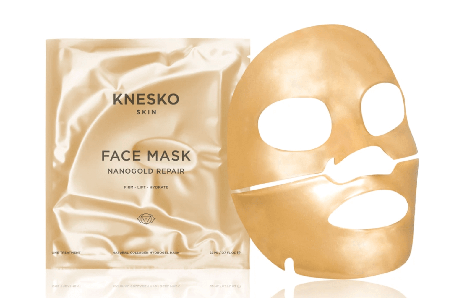 KNESKO collagen face mask, $45-$150, from Gus Mayer | Image: Gus Mayer KNESKO collagen face mask from Gus Mayer