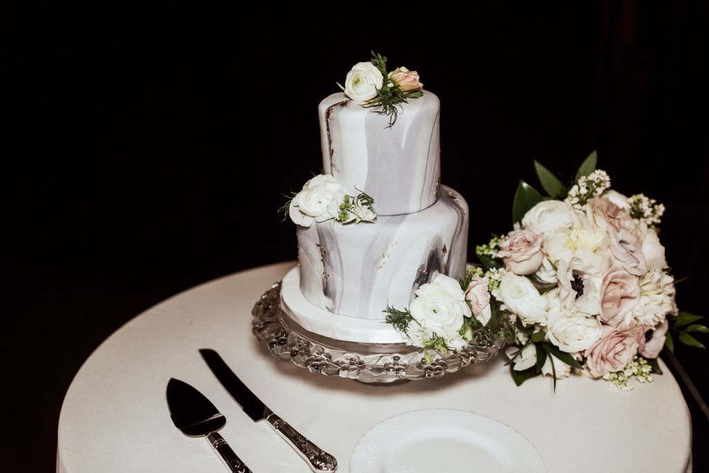 This beautiful cake, by Nashville Sweets, was available for anyone who wanted a slice. But we hear the banana pudding may have stolen the show! Traditional wedding cake