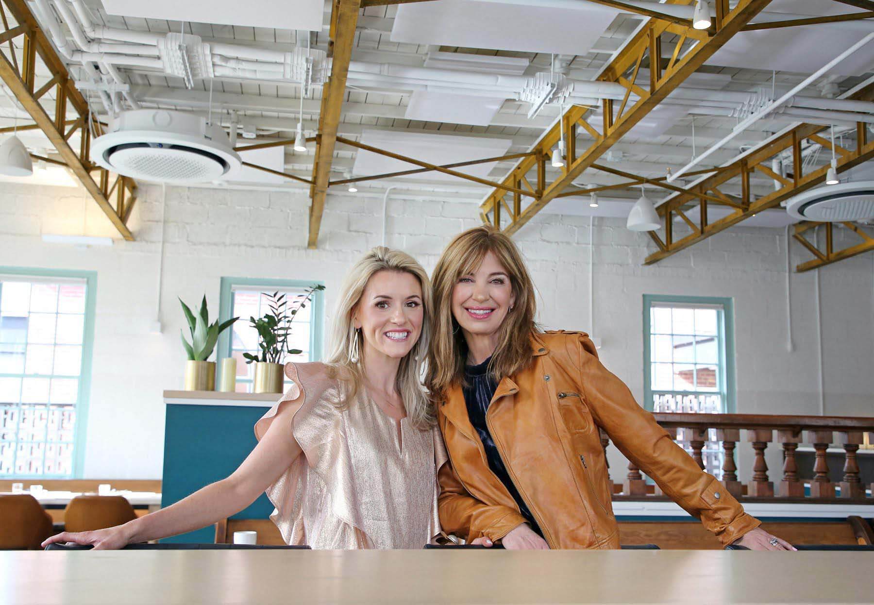 Models pose at Hathorne for What to wear February 2020