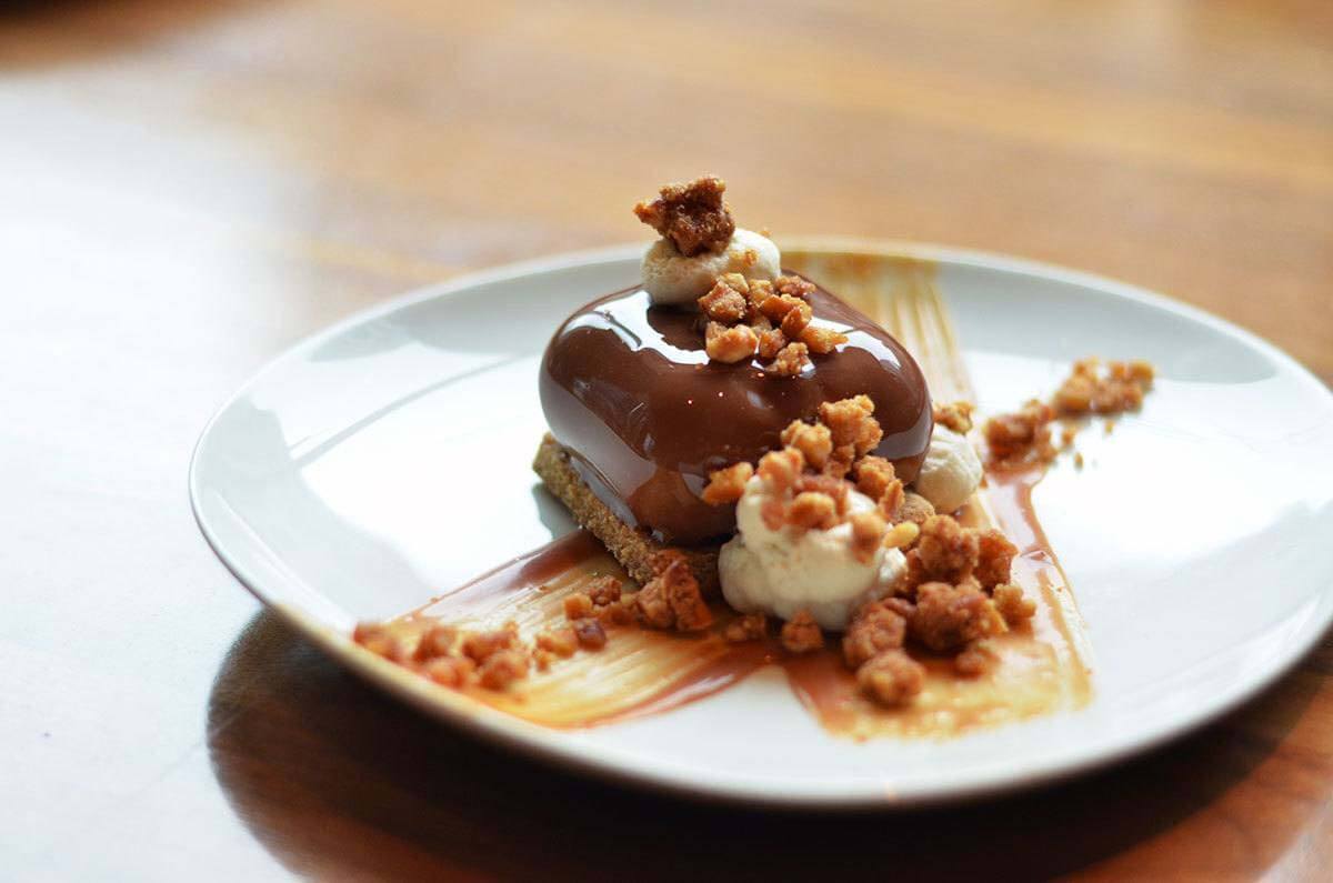 Chocolate & Pretzel Mousse from Etch