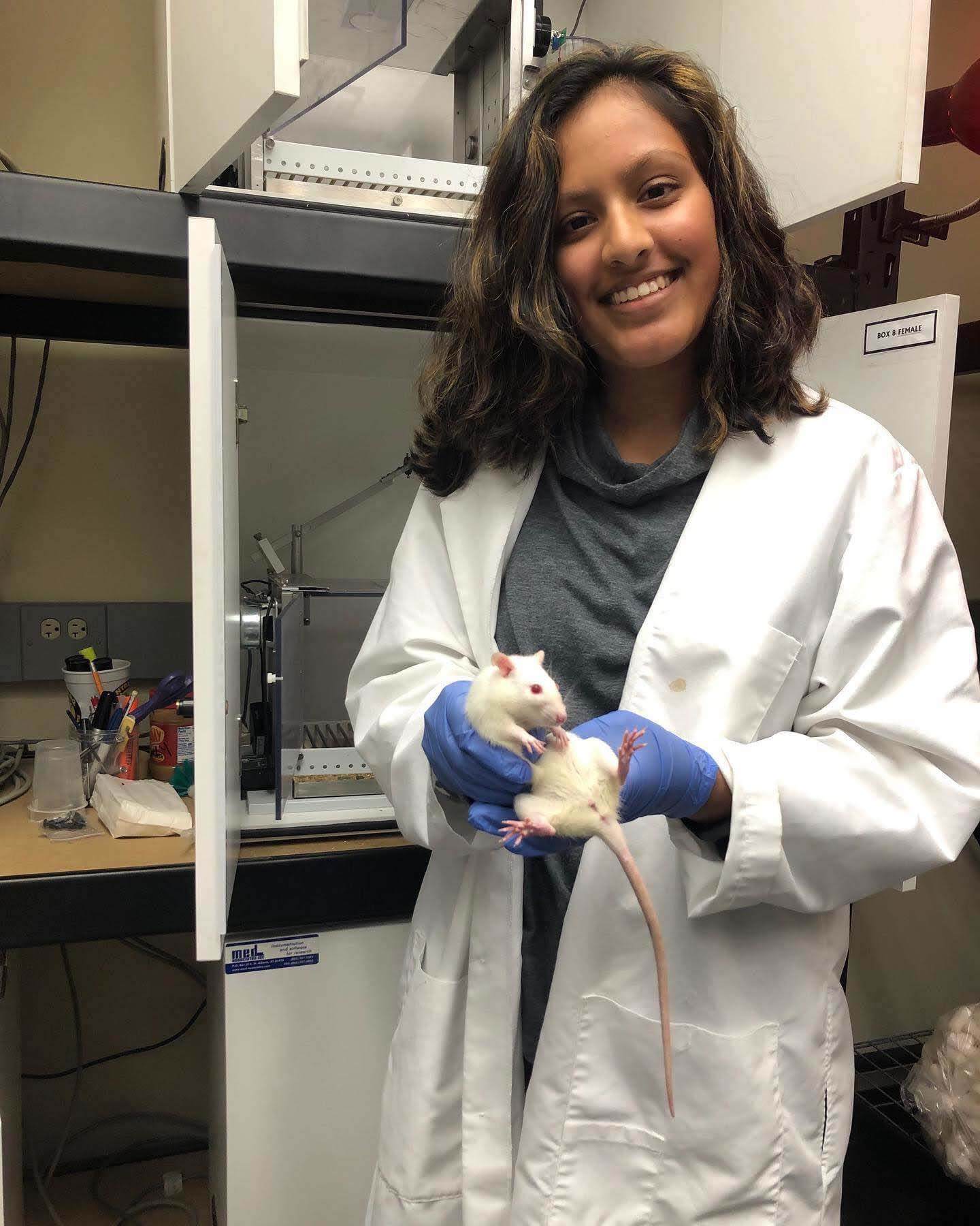  St. Mary's Episcopal School — Memphis Private School — girl holding lab rat
