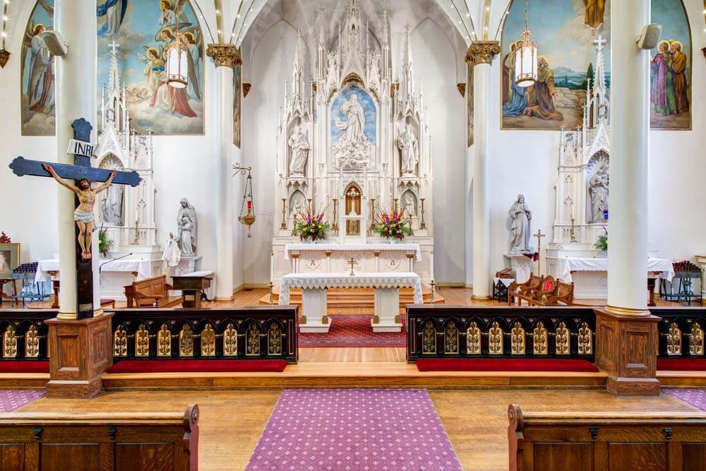 Interior of Church of the Assumption