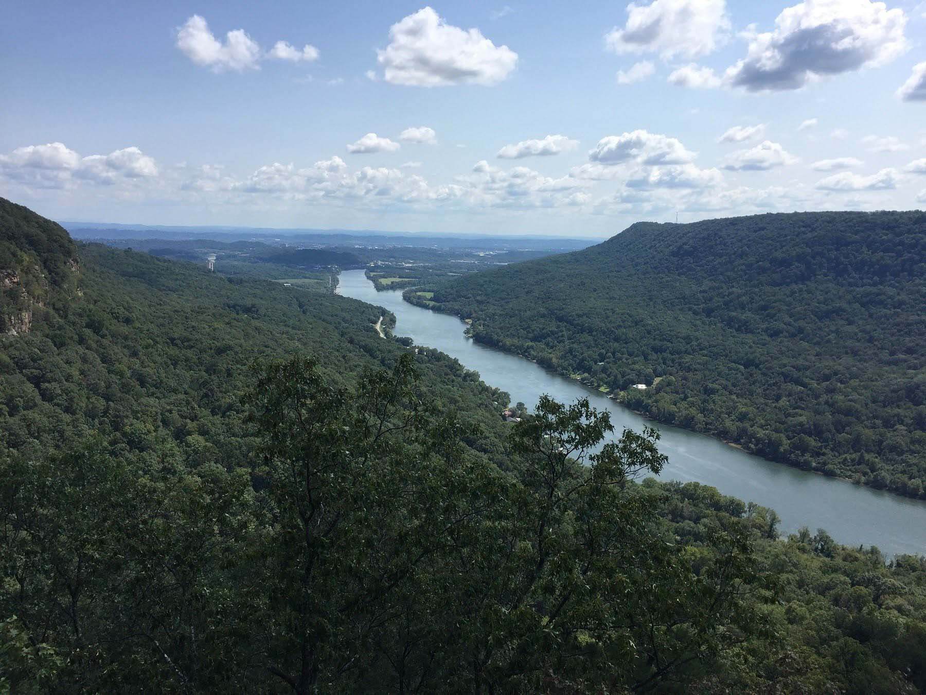 Edwards Point Overlook on Signal Mountain. Edwards Point Overlook