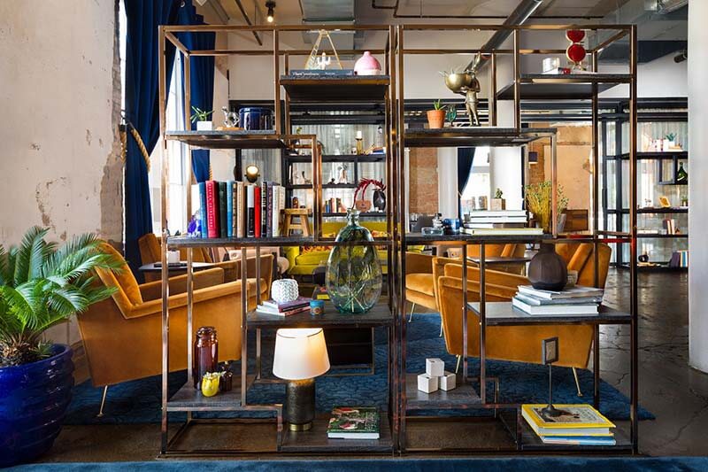 Canvas hotel lobby